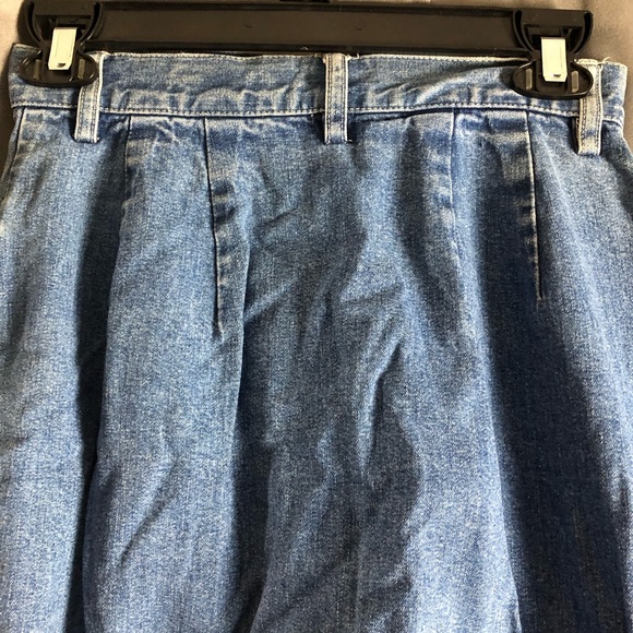Vintage Eddie Bauer Denim Levi’s Button Down Pencil Skirt - Picture 7 of 11
